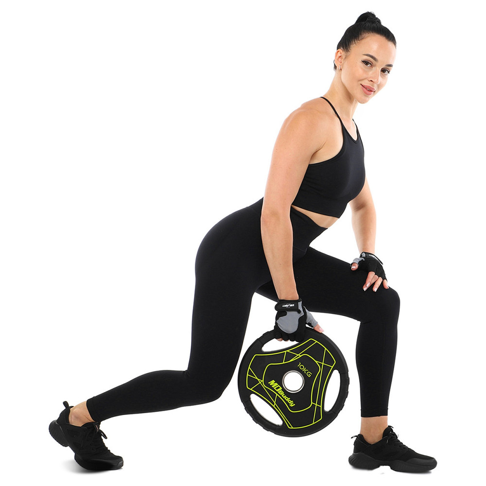 Блин (диск) полиуретановый 10 кг 51 мм MD Buddy-9647-10 Киев - изображение 8