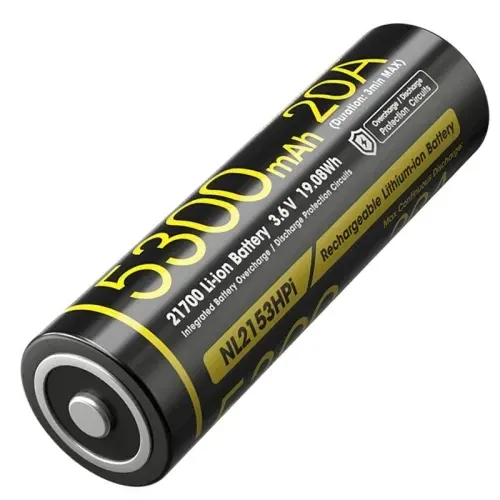 Аккумулятор 21700 Nitecore NL2153HPI 3.6V Li-Ion 5300mAh защищенный Винница - изображение 1