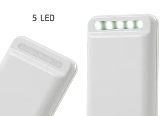 Универсальная зарядная батарея S-link IP-G21 20000Mah Power Bank c фонариком (Белый) Винница