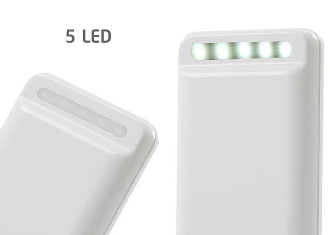 Універсальна зарядна батарея S-link IP-G21 20000Mah Power Bank з ліхтариком (Білий) Вінниця - фото 5