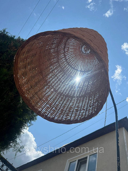 Абажурний бра плетеный  высокий Киев - изображение 2