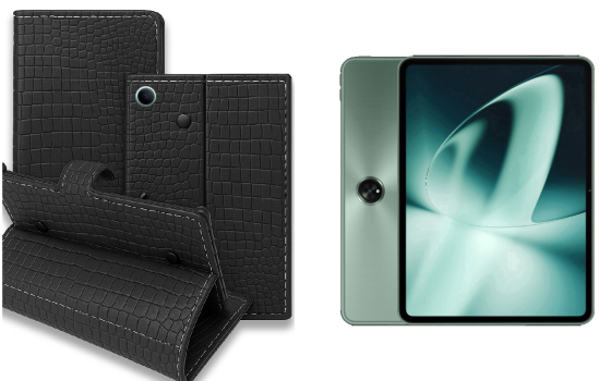 Книжка-трансформер для планшета Oneplus Pad, Pad 2, Pad Go, Pad Pro, колір Black Krokodil Black Київ