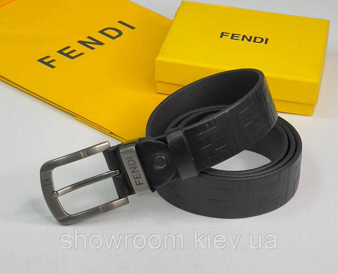 Жіночий ремінь шкіряний Fendi (951) Київ - фото 2