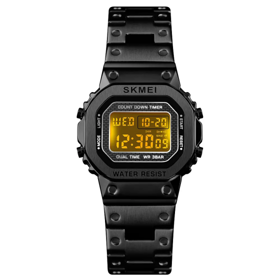 Жіночий спортивний годинник Skmei 1433 Singapore Чорний Вінниця
