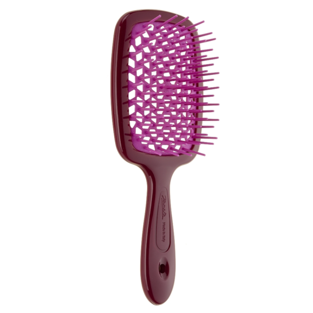 Щетка для волос Janeke Superbrush The Original, размер 20*9 см, цвет Бордо Славянск - изображение 2