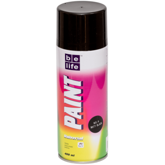 Belife краска №4 черная матовая 400 мл Харьков
