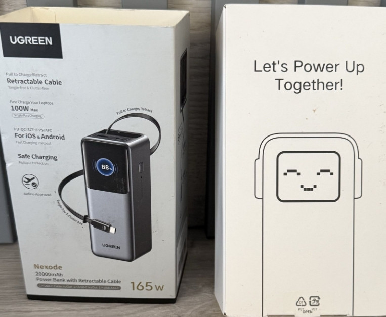 UGREEN Nexode 20000mAh 165W Power Bank со встроенным кабелем. Харьков - изображение 4