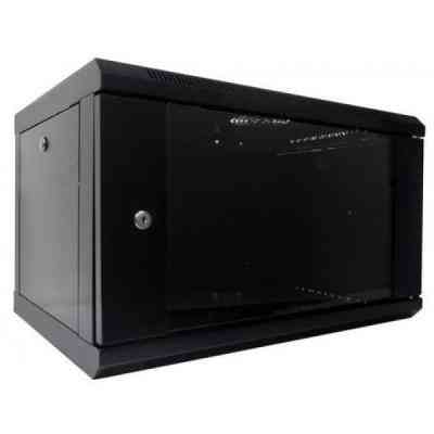 Шафа настінна Hypernet 6U 19" 600x600 (WMNC66-6U-FLAT-BLACK) Вінниця