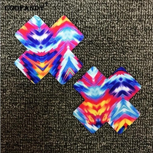 Наклейки на грудь кресты 9 см разноцветный Киев - изображение 1