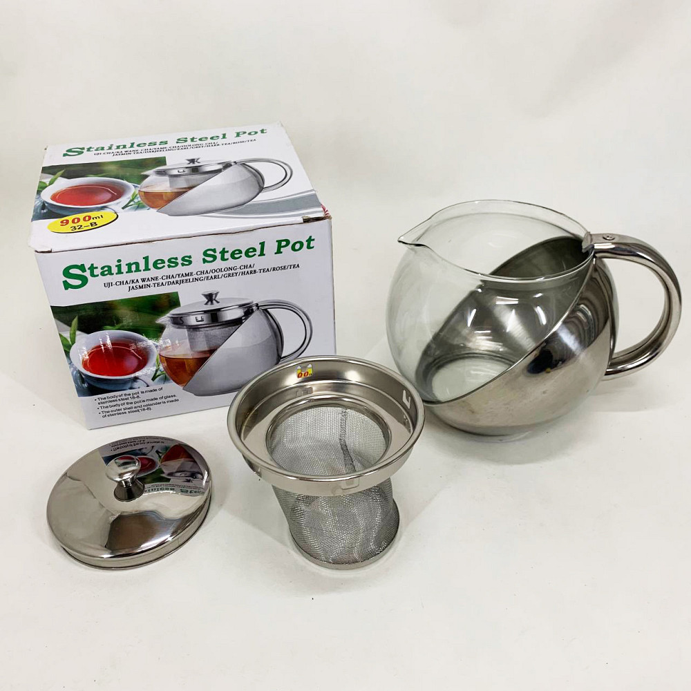 Стильний чайник для заварювання UNIQUE UN-1163 0, 90 л, Заварник для трав Чайники заварювання CW-34 Івано-Франківськ - фото 1