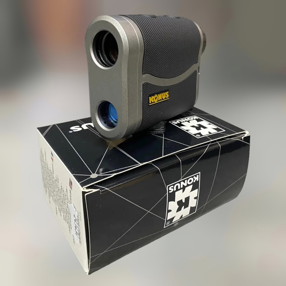 Дальномер лазерный KONUS RF-1500, 6x25, дальность 5-1500 м, с компенсацией угла наклона и сканированием Solmir Киев - изображение 1