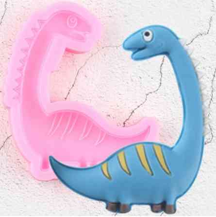 Молд силиконовый Динозавр 90 на 68 мм розовый Киев