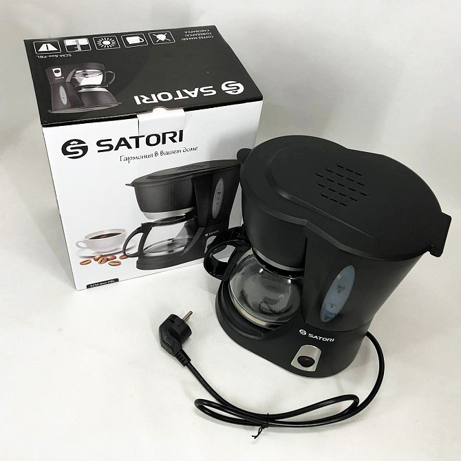 Маленька кавомашина для дому Satori, Апарат для кави для дому Кавоварка настільна компактна YW-16 Одеса - фото 7