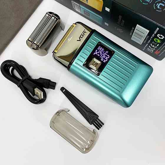 Бритва для бороды электронная VGR, Портативная мужская профессиональная бритва Портативная EQ-25 Львов