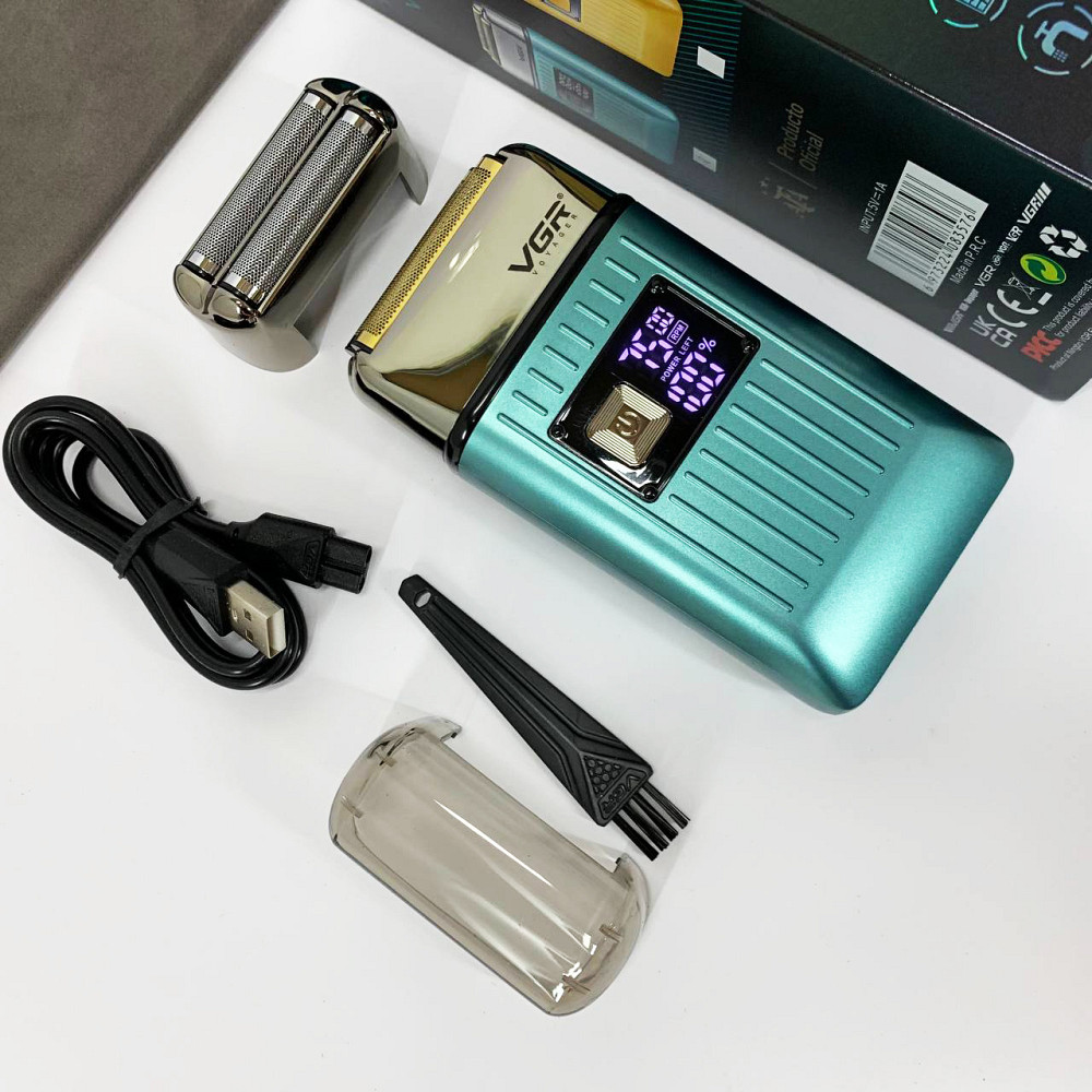 Бритва для бороды электронная VGR, Портативная мужская профессиональная бритва Портативная EQ-25 Львов - изображение 4