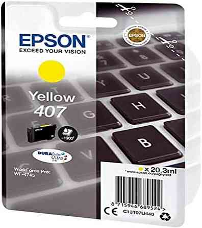 Картридж Epson C13T07U440 Желтый DuraBrite Ultra для WorkForce Pro WF-4745DTWF 1900 стр. пигментный Киев