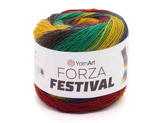 Пряжа Forza Festival 75% шерсть 25% полиамид 420м 100г 4шт/уп арт.2912 ТМ YARNART Киев