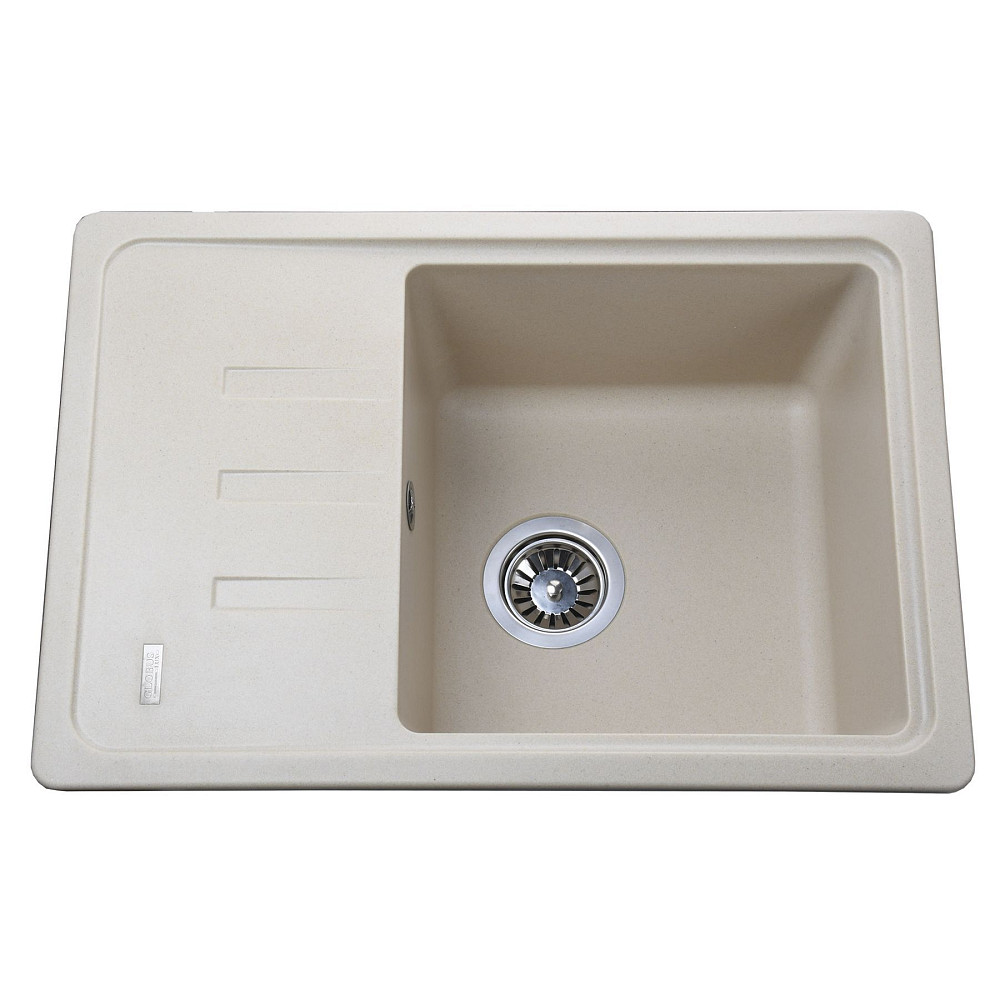 Гранітна мийка Globus Lux MONO слонова кiстка 620х435 Тернополь - изображение 1