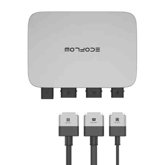 Мікроінвертор EcoFlow PowerStream 600 Вт для сонячних панелей, підключення до електромережі, керування через додаток, Smart Plug Миколаїв