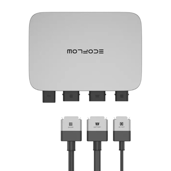 Мікроінвертор EcoFlow PowerStream 600 Вт для сонячних панелей, підключення до електромережі, керування через додаток, Smart Plug Миколаїв - фото 4