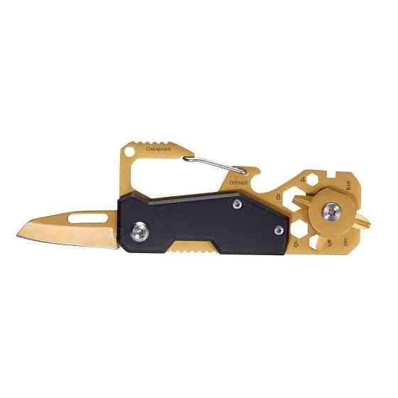 Брелок-мультинструмент Tolinator, золотой Ровно