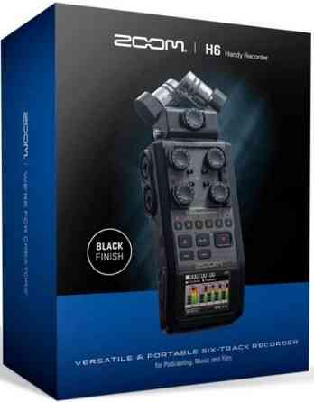 Аудіорекордер Zoom H6 для подкастів, запису голосу та інструментів. Харків