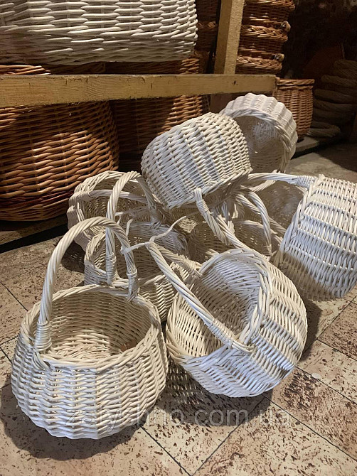 Кошик середній, білий Київ - фото 2