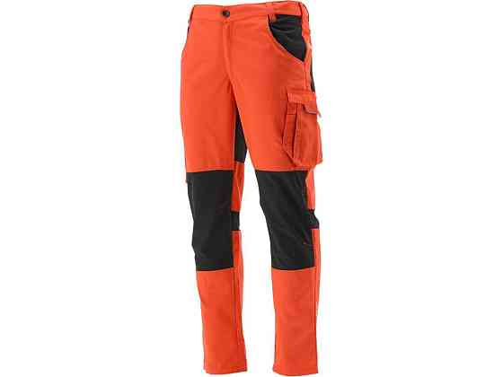 Штани робочі 4-WAY стреч SERWAL оранжево-чорні YATO розм 2XL/ 96-102 см, ріст- 182-192 см, 11 кишень Одесса