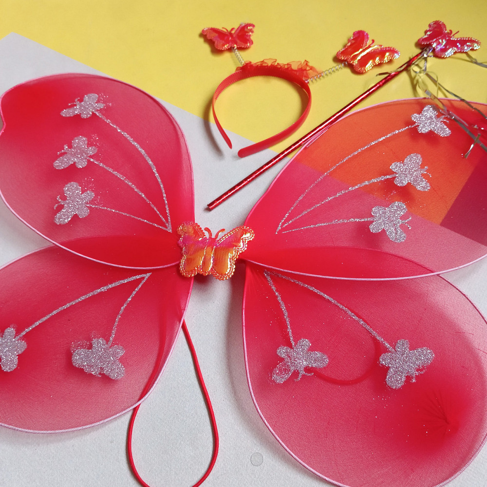 Карнавальний костюм крила метелика тіара, чарівна паличка Київ - фото 2