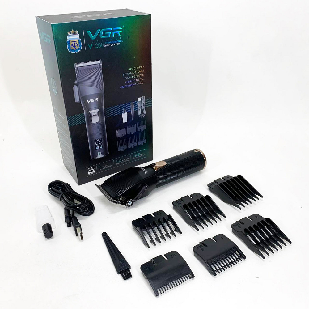 Електрична акумуляторна машинка для стрижки, Професійна машинка для стрижки волосся голови EJ-40 Львів - фото 16