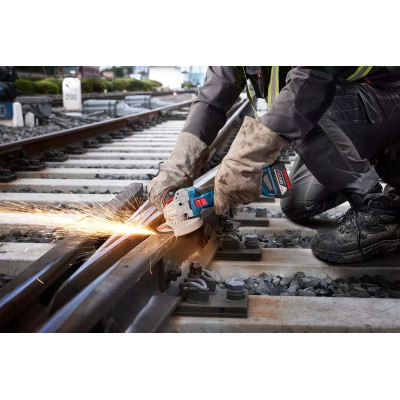 Шліфувальна машина Bosch GWS 18V-11S 125мм, 18В, 1x5Ah, 0-9000об/хв, 1.7кг, кейс (0.601.9N4.003) Вінниця - фото 11