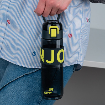 Бутылка для воды Kite 680 мл чорно-жовта (K25-1233-1) Винница - изображение 6