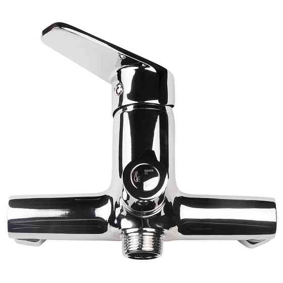 Смеситель s37 Ø35 для ванны излив прямой 350мм дивертор встроенный картриджный AQUATICA (9737220) Киев