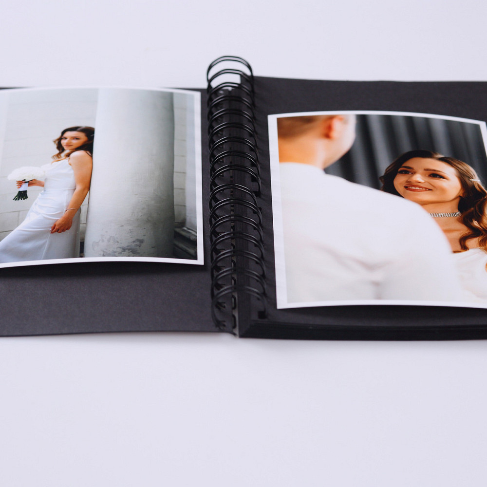 Альбом на пружині 23х25 см 50 сторінок Чорний Тернопіль - фото 4