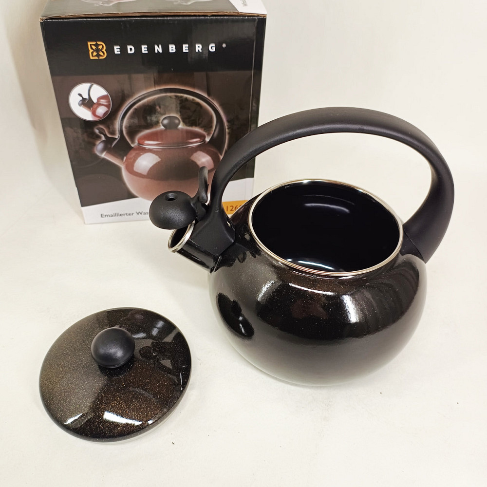 Хороший чайник зі свистком Edenberg, Чайник для газової комфорки з нержавіючої сталі якісний TX-82 Івано-Франківськ - фото 6