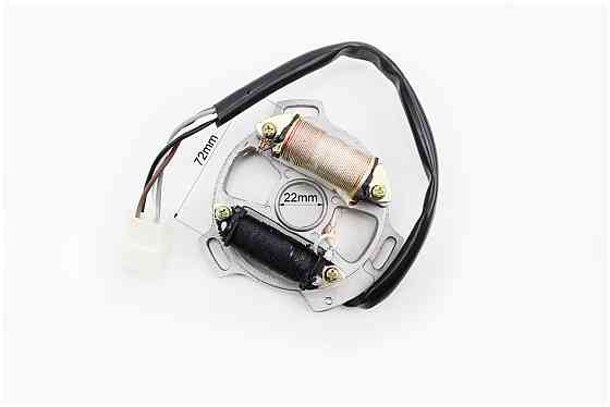 Статор магнето (генератора) (2 котушки роз'єм "тато 4") Киев