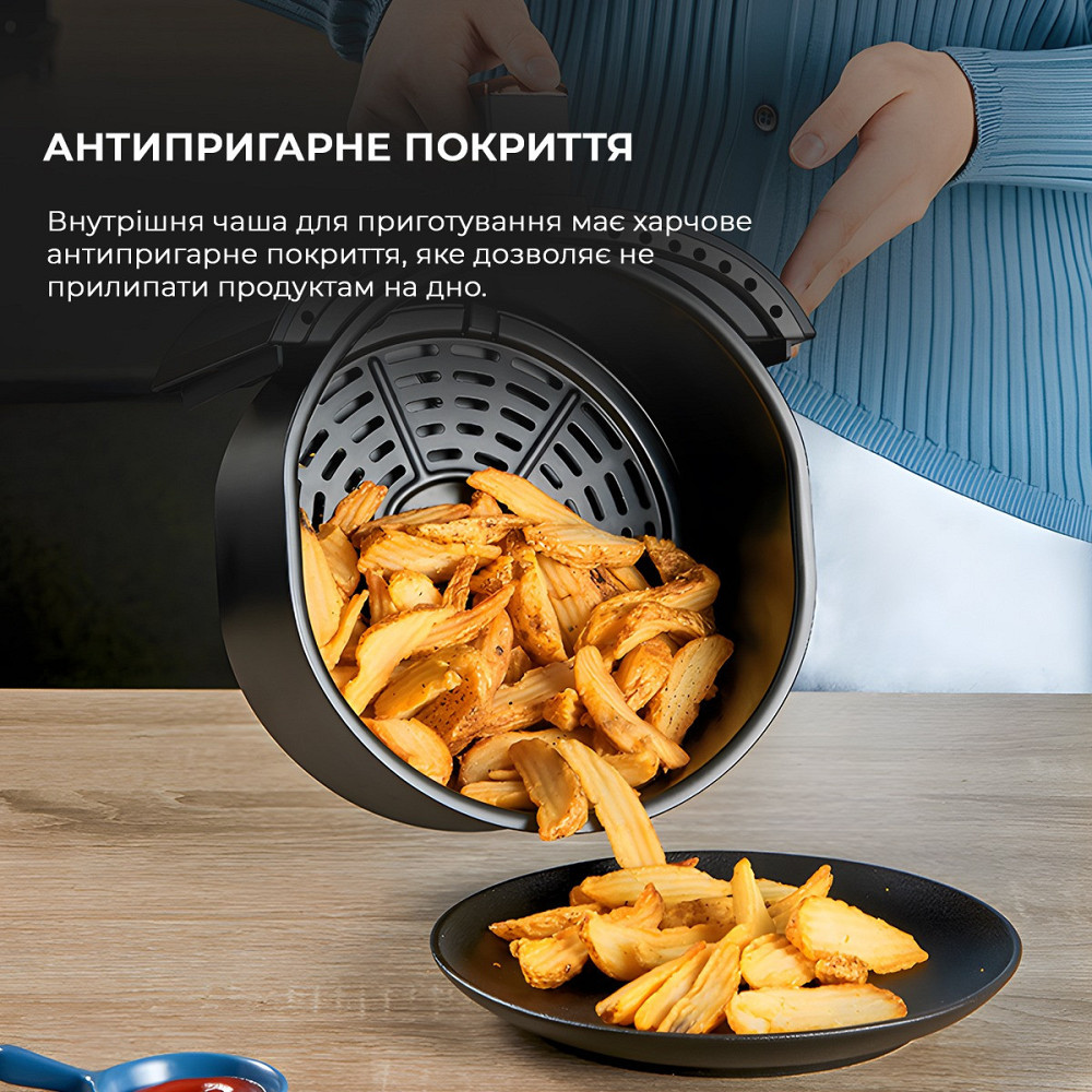 Мультипіч Xiaomi Deerma Air Fryer KZ100 (DEM-KZ100) ( 3.4 кг ) Харьков - изображение 5