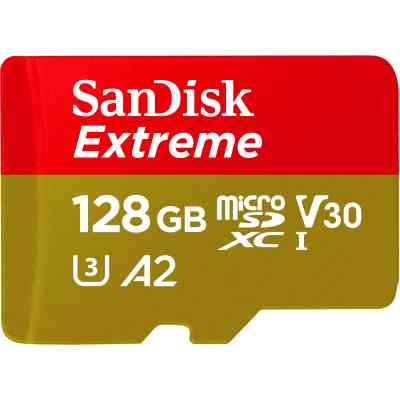 Карта пам&apos;яті SanDisk 128GB microSD class 10 UHS-I U3 Extreme (SDSQXAA-128G-GN6MN) Вінниця