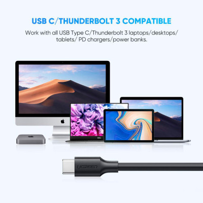 Дата кабель USB-C 3.1 to Micro USB 3.0 1.0m 3A US312 black Ugreen (20103) Винница - изображение 8