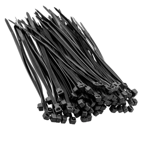 Хомут пластиковий 3,6*300 мм чорна, 100 шт Харків