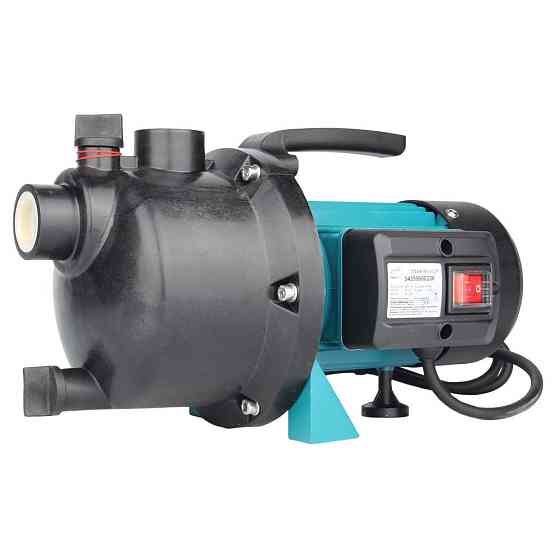 Насос центробежный самовсасывающий 0.6кВт Hmax 35м Qmax 50л/мин пластик LEO EKJ-602P (775306) Ровно