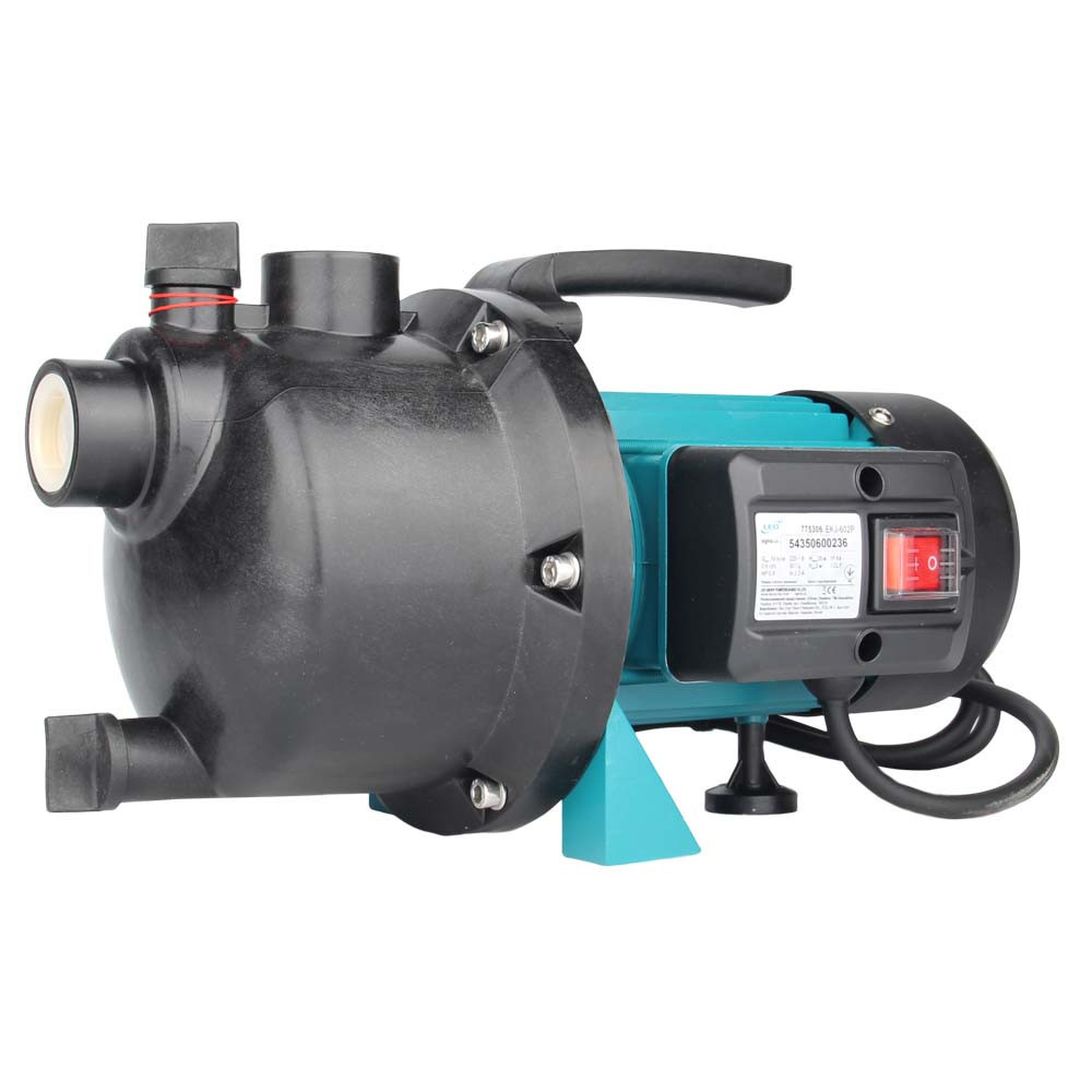 Насос відцентровий самовсмоктуючий 0.6кВт Hmax 35м Qmax 50л/хв пластик LEO EKJ-602P (775306) Рівне - фото 1