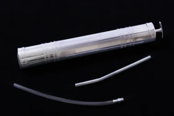 Шприц для залива масла Intertool 1000мл со шлангом и трубкой Винница