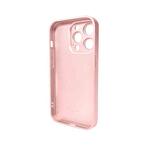 Чохол для смартфона AG Glass Matt Frame Color Logo for Apple iPhone 15 Pro Chanel Pink Киев
