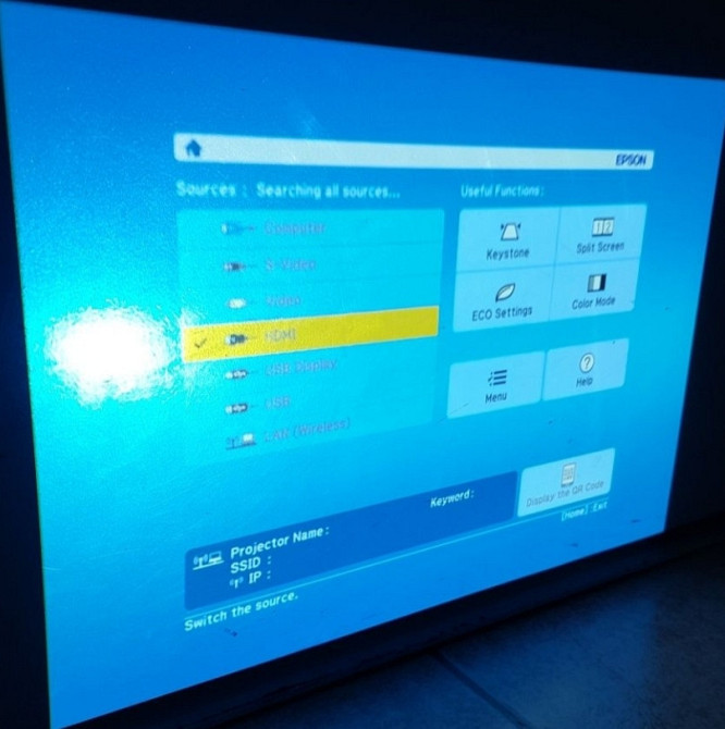 Мультимедійний проектор Epson EB-X31 Київ - фото 3