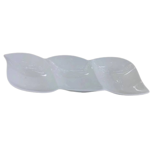Блюдо LED SPATE / менажниця/ 3 секції/ 35х11.5 см Житомир