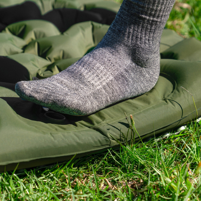Матрас двухместный Naturehike CNK2550WS019 (65 мм) со встроенной помпой Зеленый Винница - изображение 6