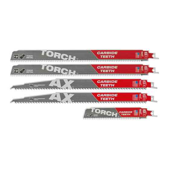 Набор полотен для сабельных пил SAWZALL CARBIDE MILWAUKEE, (5шт) Одесса