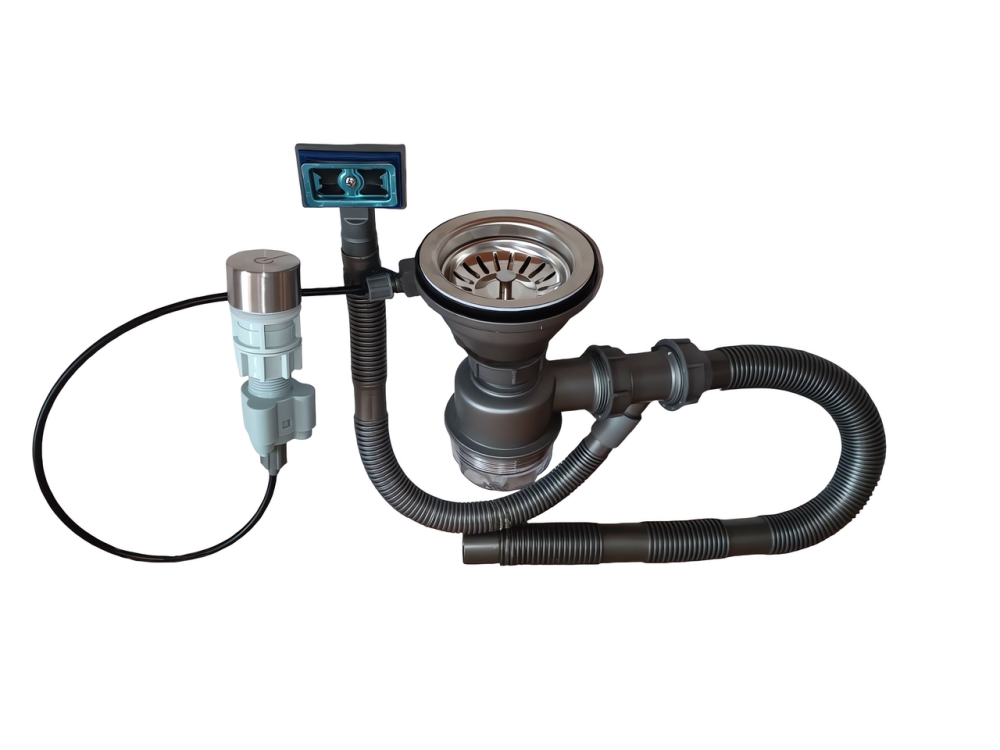 Комплект сифона в сборе для раковины с автоматическим сбросом воды (973355291) Киев - изображение 1