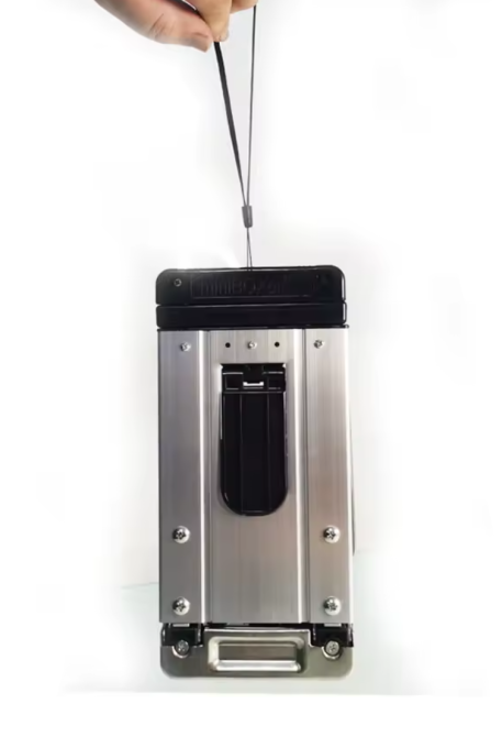 Складная тележка для покупок из нержавеющей стали, легкая и компактная, с ремнём-стяжкой для переноски Одесса - изображение 2